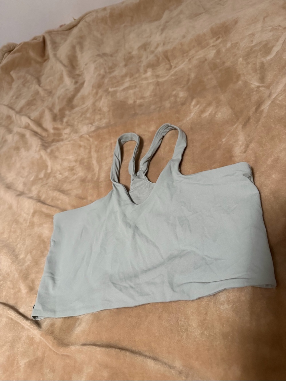 lululemon athletica Light Gray Sports Bra S/M